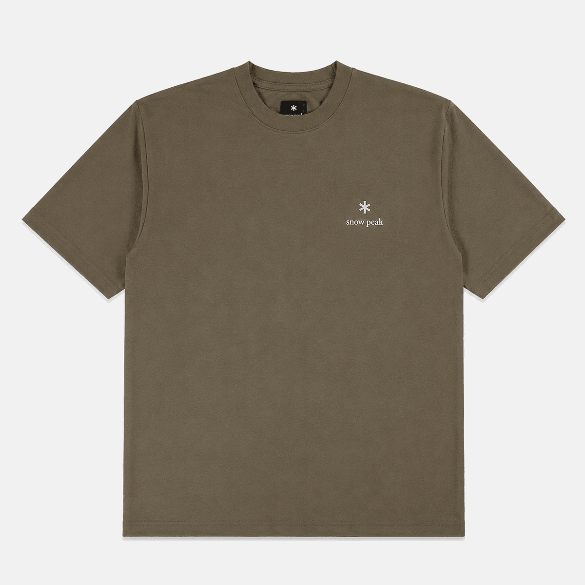 Snow Peak Logo T-Shirt Dark Beige | Studio DOS