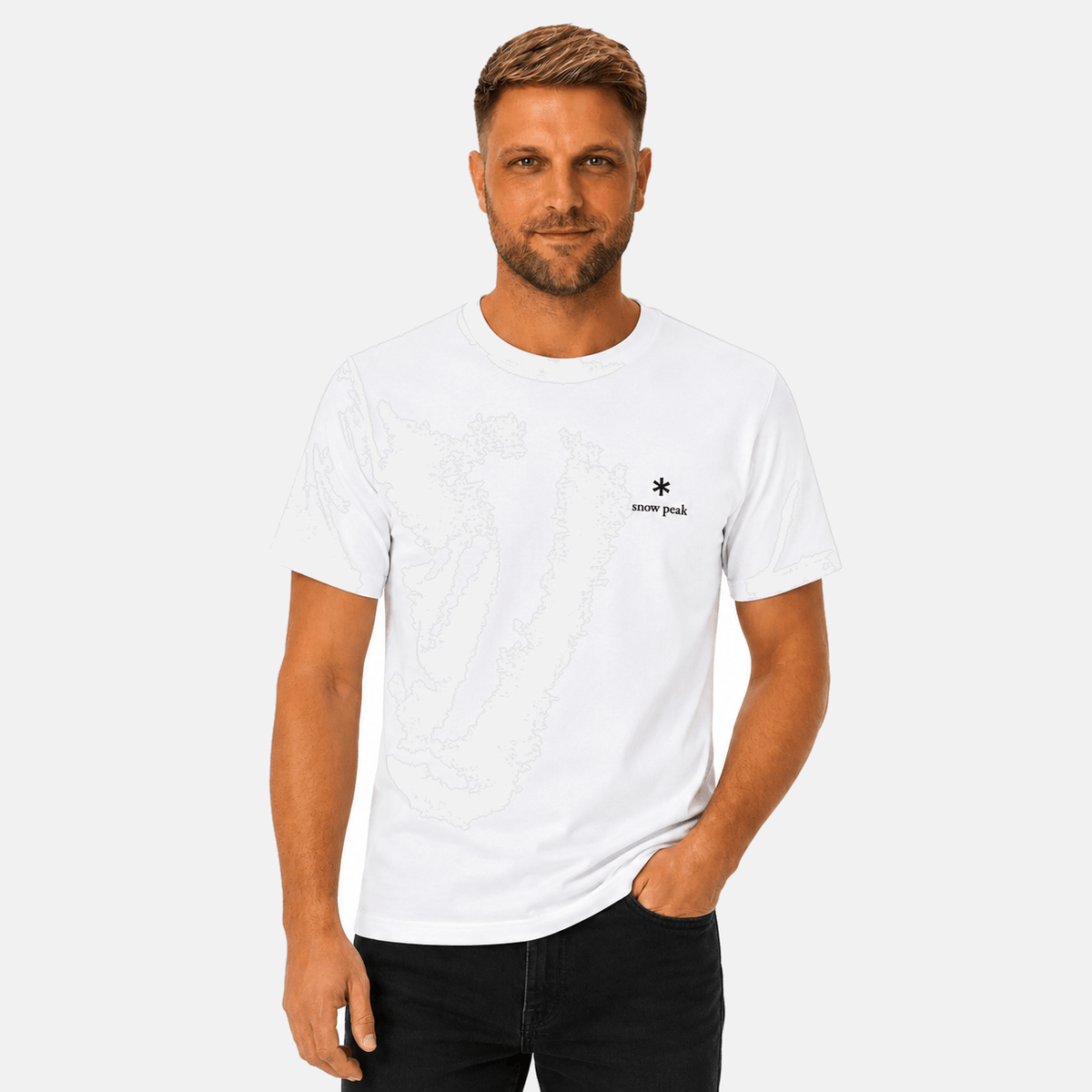Snow Peak Logo T-Shirt Off White | Studio DOS