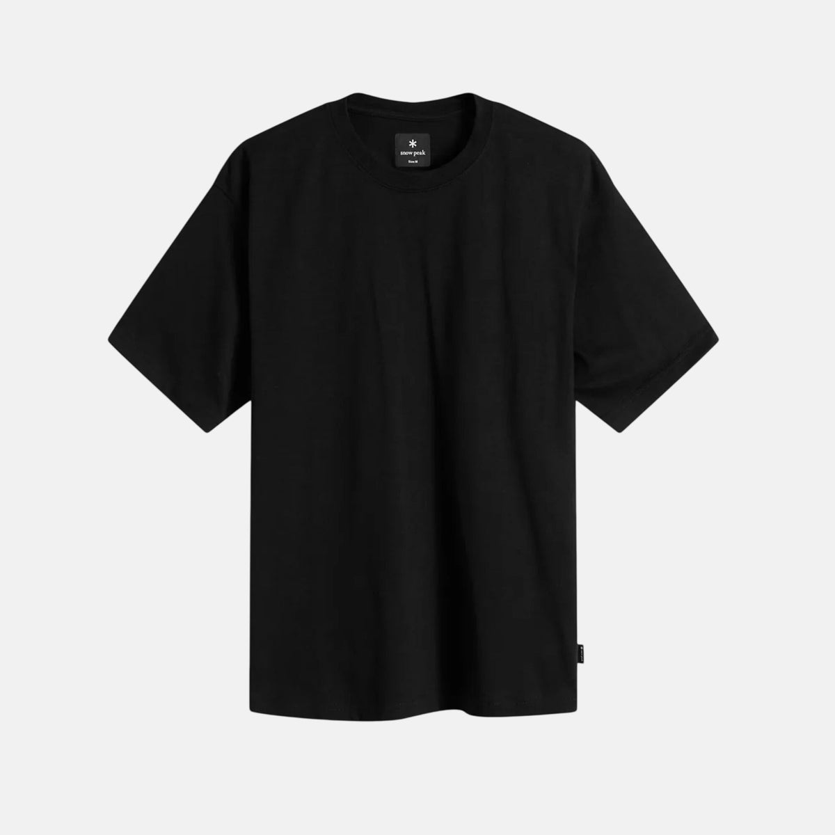 Snow Peak Mens NSD Back Printed Logo T-Shirt Black | Studio DOS