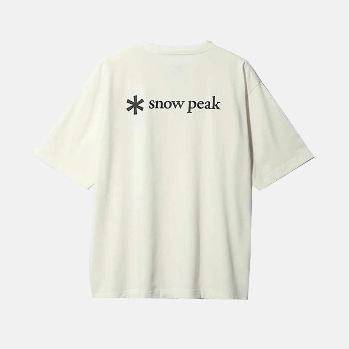 Snow Peak Mens NSD Back Printed Logo T-Shirt Off White | Studio DOS