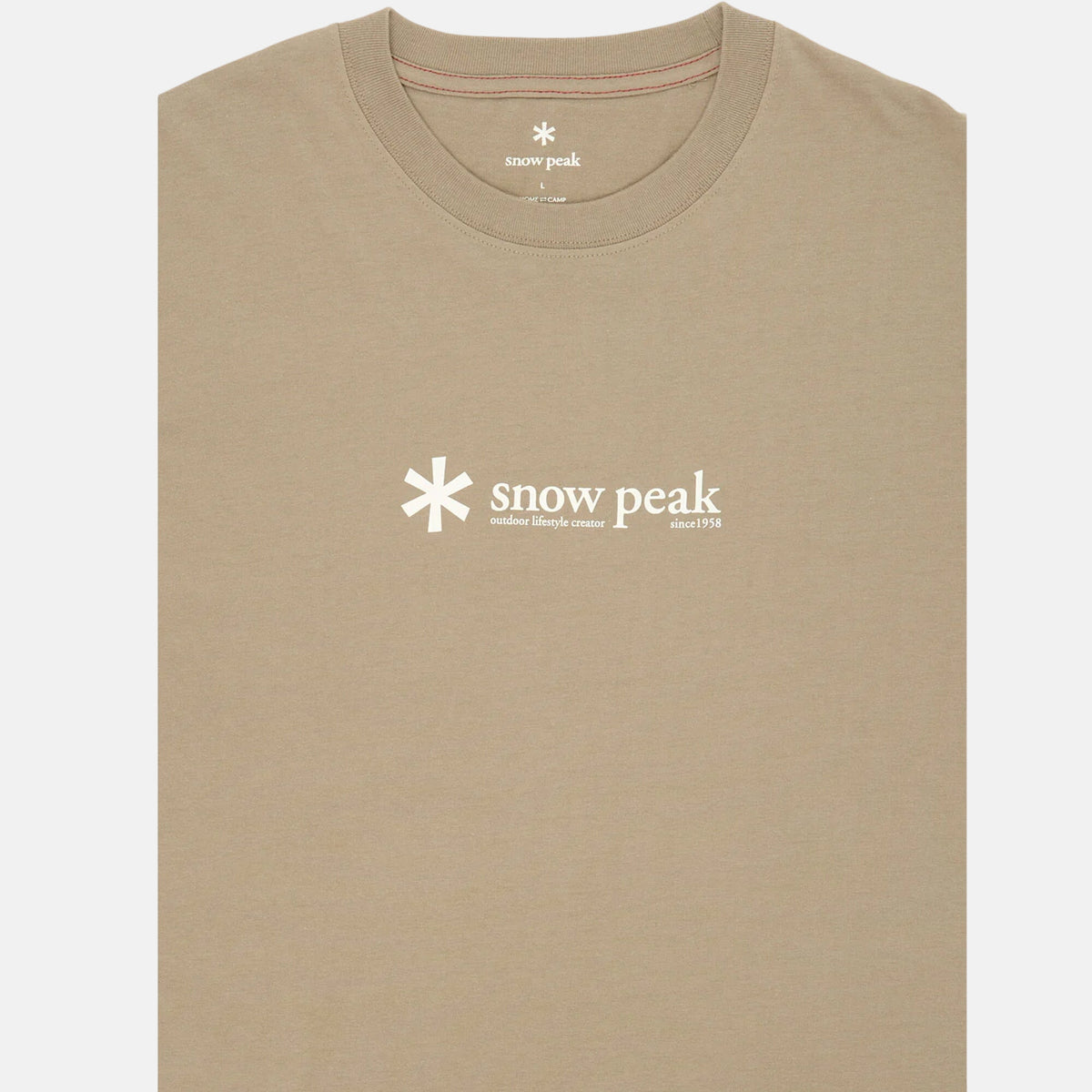 Snow Peak Mens Soft Cotton Logo Short Sleeve T-Shirt Pro | Studio DOS