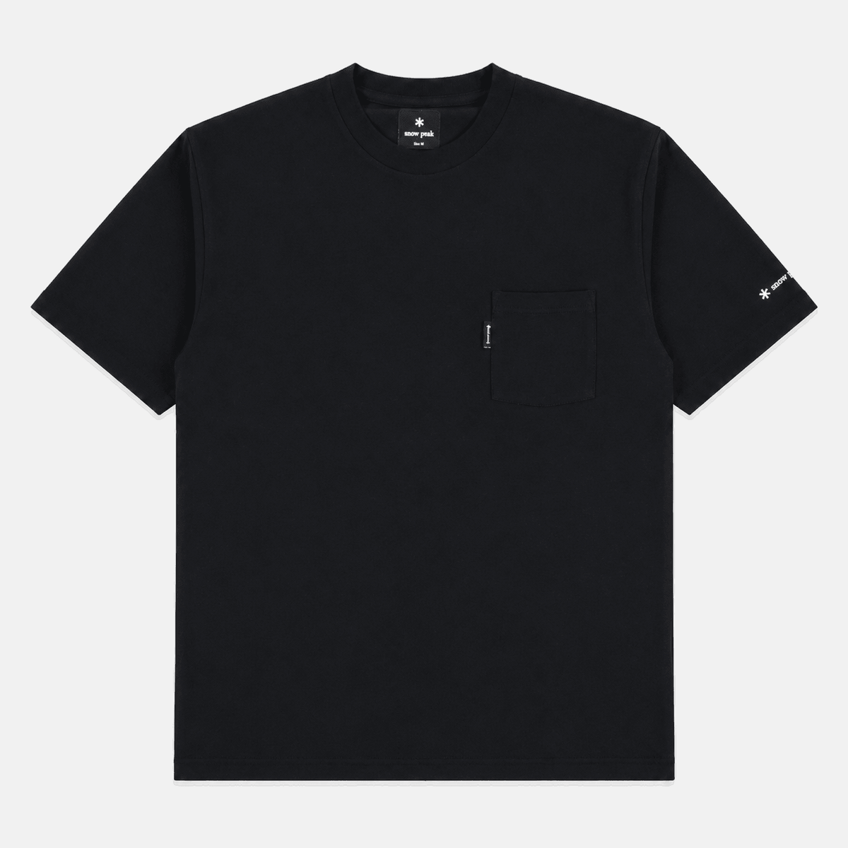 Snow Peak Pocket T-Shirt Black | Studio DOS
