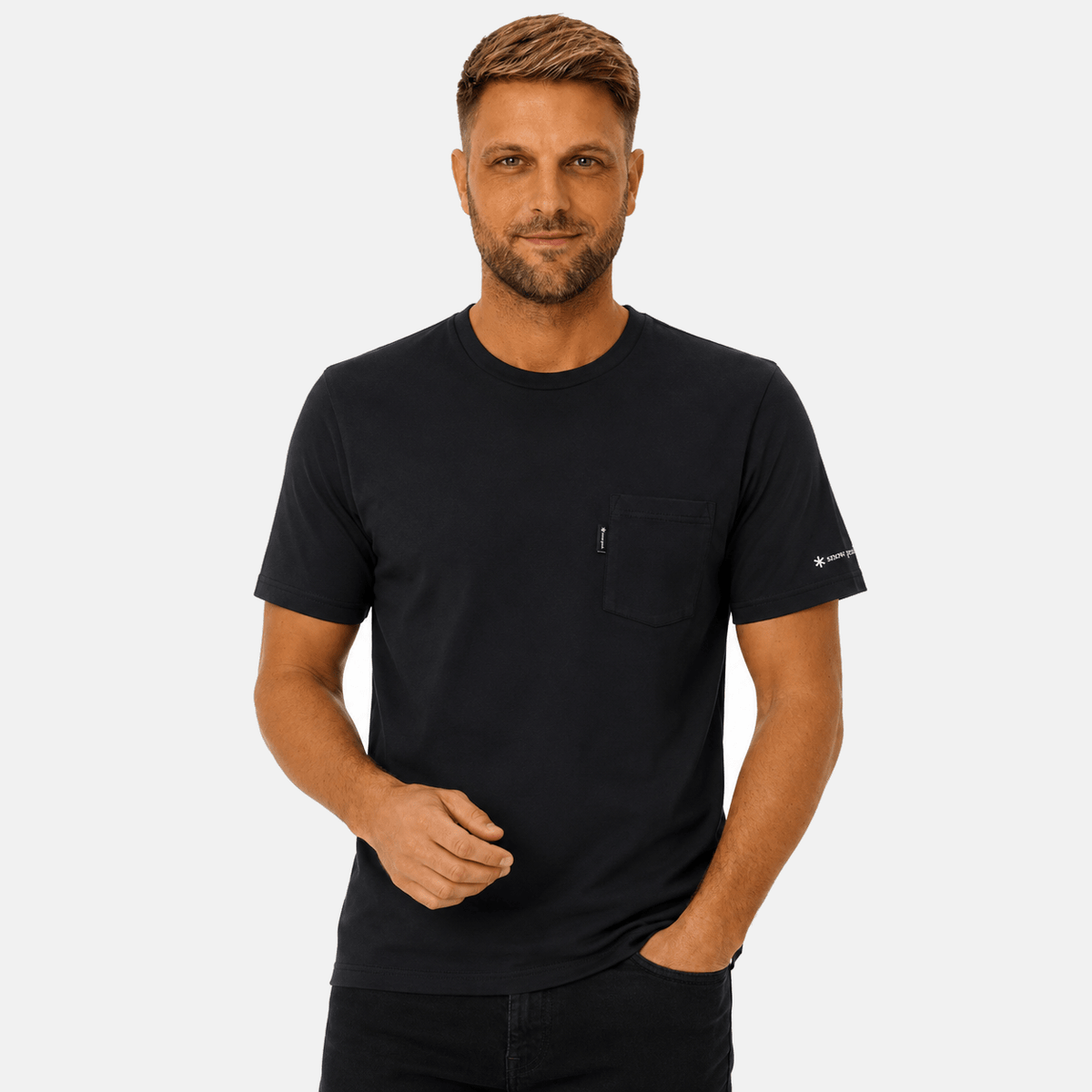 Snow Peak Pocket T-Shirt Black | Studio DOS