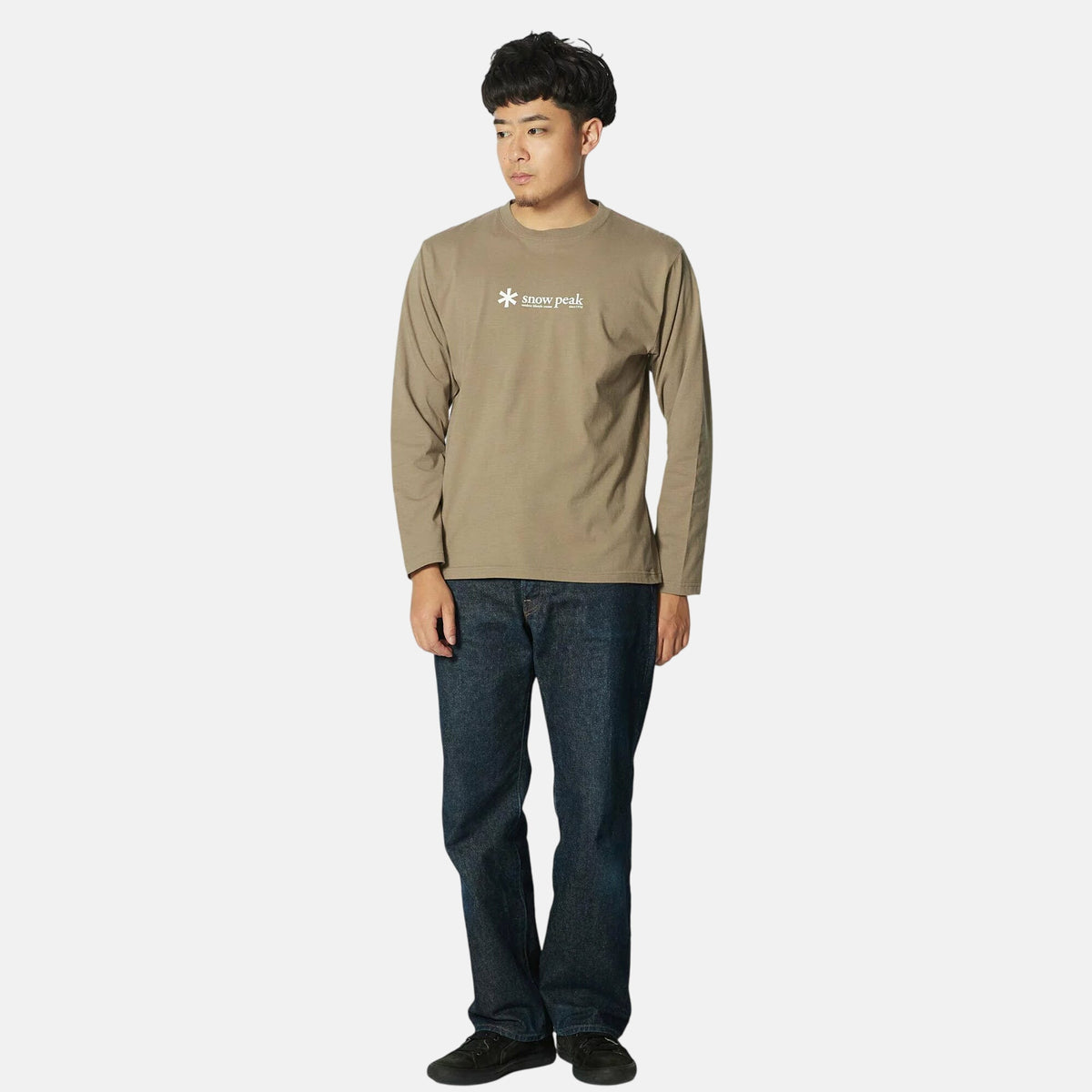 Snow Peak Soft Cotton Logo Long Sleeve T-Shirt Pro | Studio DOS