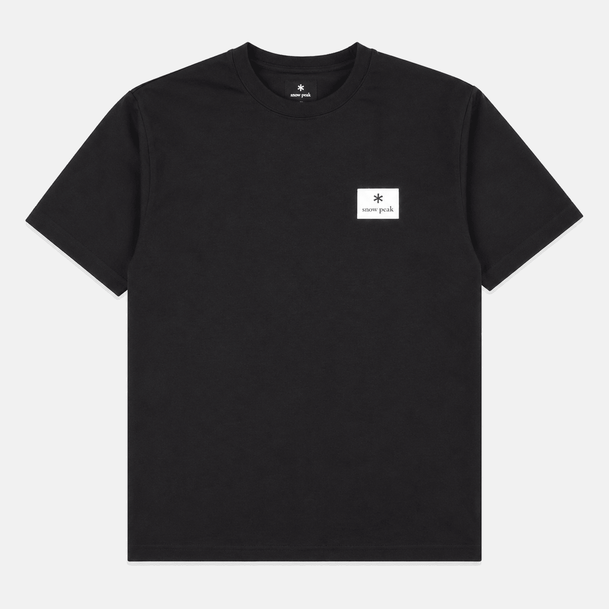 Snow Peak Square Logo T-Shirt Black | Studio DOS