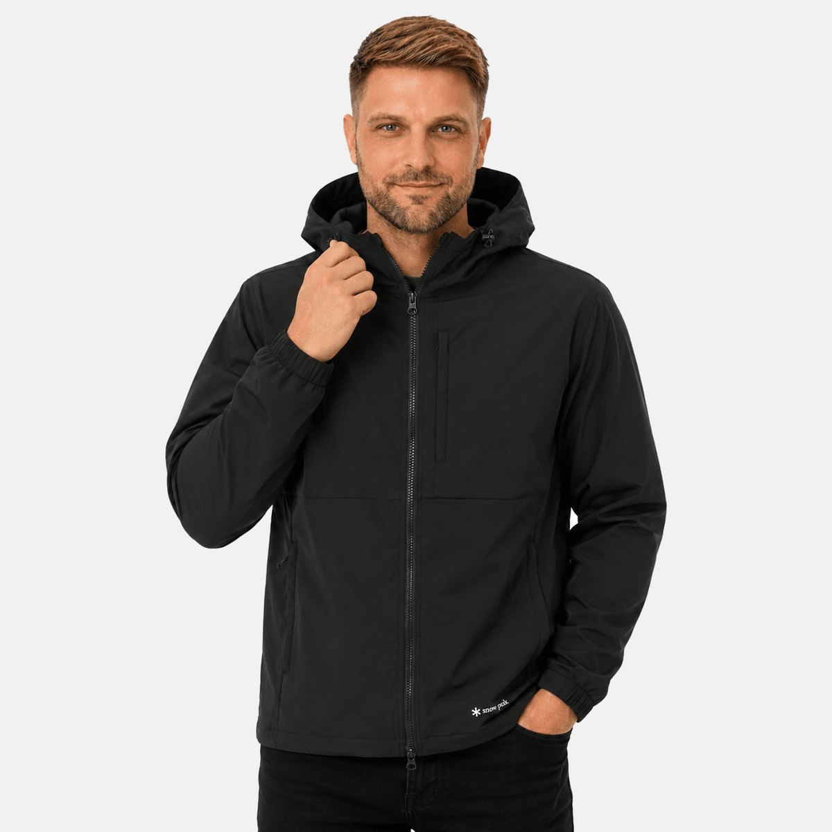 Snow Peak Utility Parka Jacket Black | Studio DOS