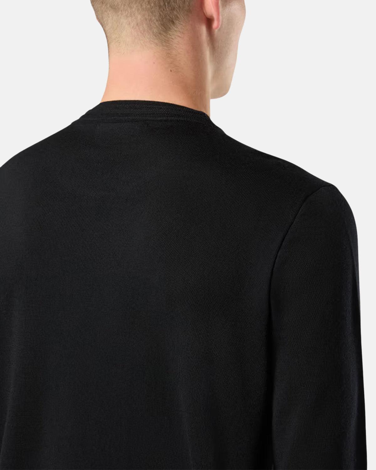 STONE ISLAND 510C4 LIGHT PURE RWS WOOL KNIT BLACK | Studio DOS