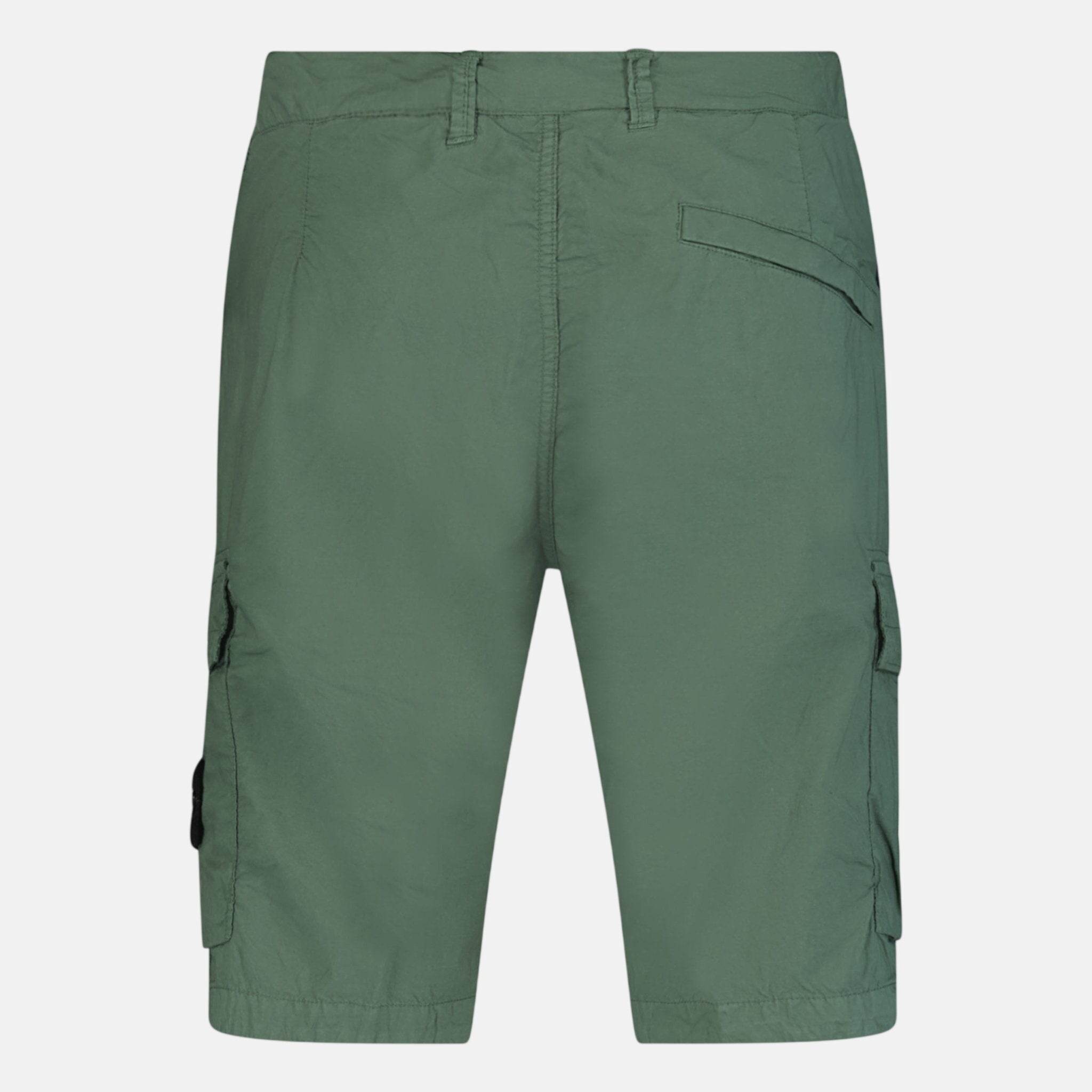 Stone Island Bermuda Cargo Shorts Dusk Green | Studio DOS