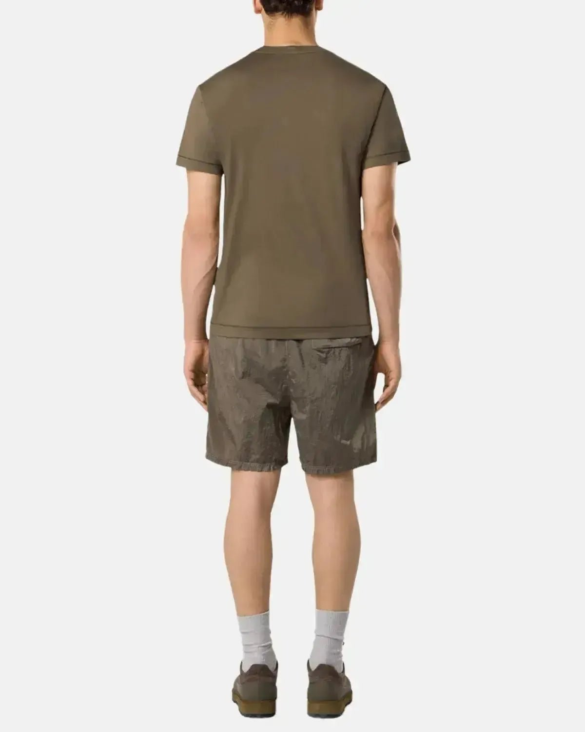 STONE ISLAND MENS 2100027 60/2 COTTON JERSEY SLIM FIT T - SHIRT MILITARY GREEN | Studio DOS