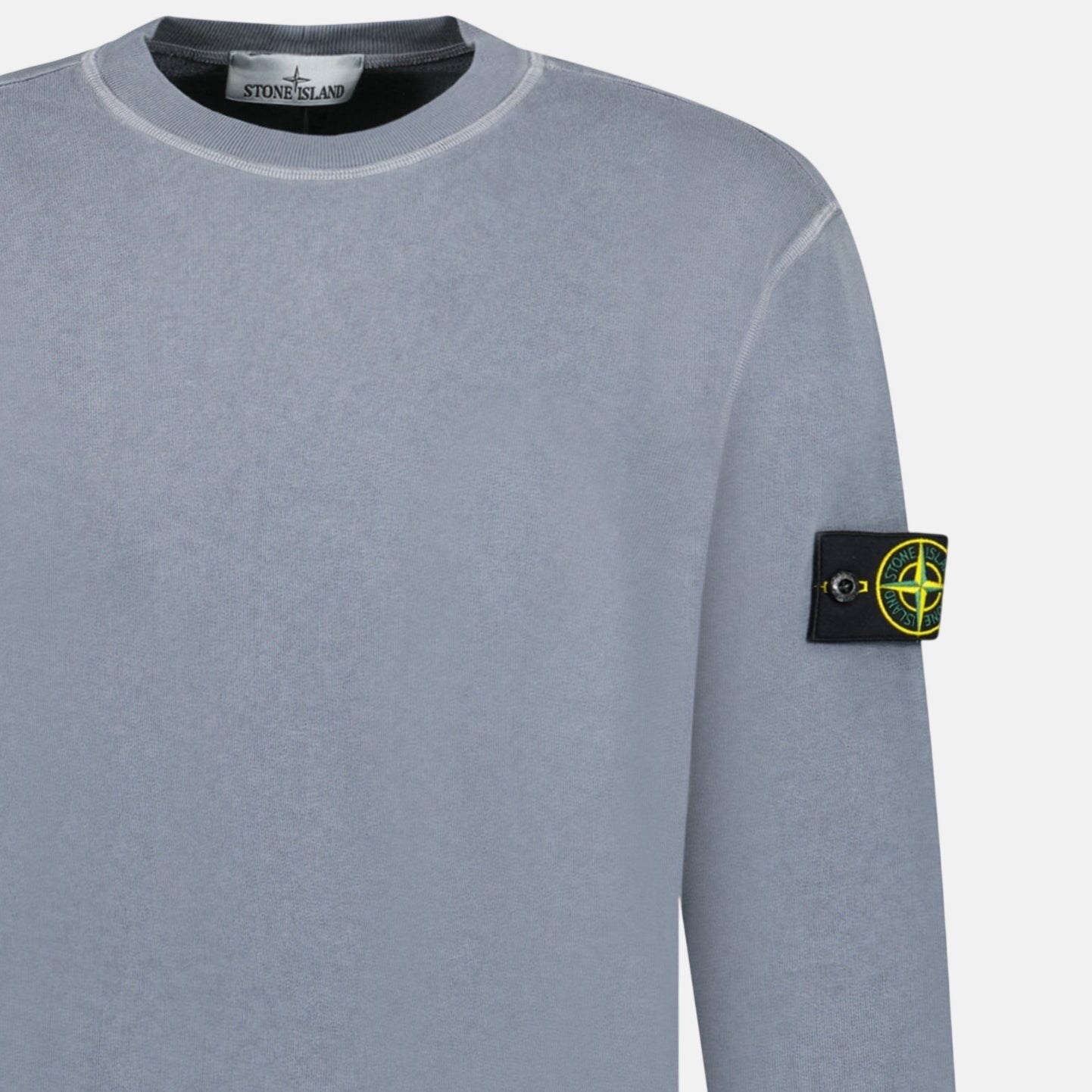 Stone Island Old Effect Crewneck Sweatshirt Dark Blue | Studio DOS