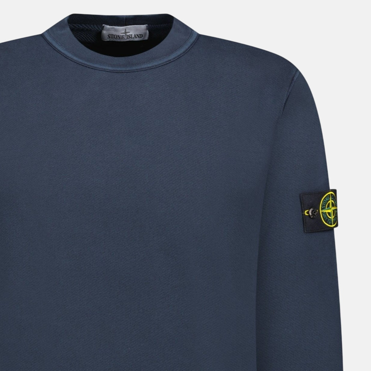 Stone Island Old Effect Crewneck Sweatshirt Navy | Studio DOS