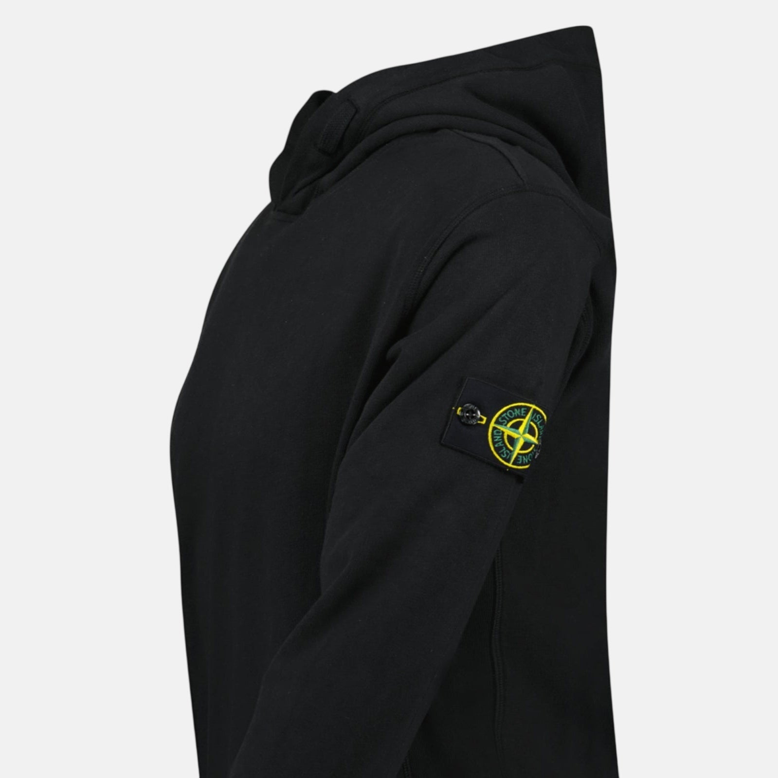 Stone Island ‘Old’ Treatment Hooded Sweatshirt Black | Studio DOS