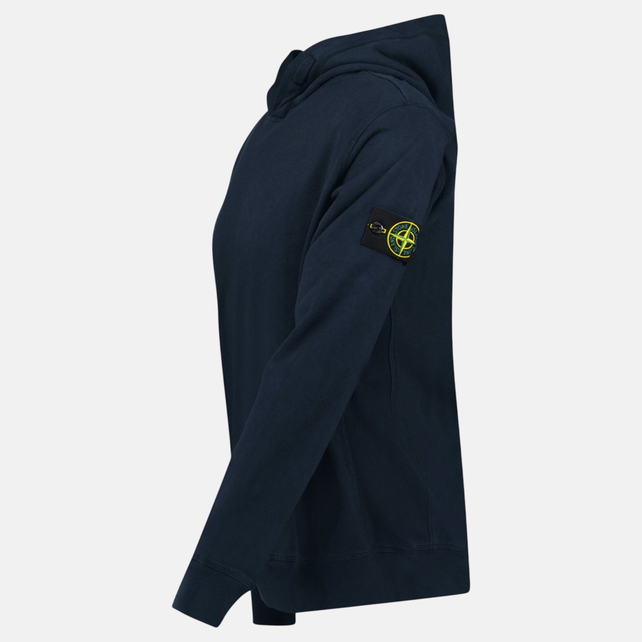 Stone Island ‘Old’ Treatment Hooded Sweatshirt Navy | Studio DOS