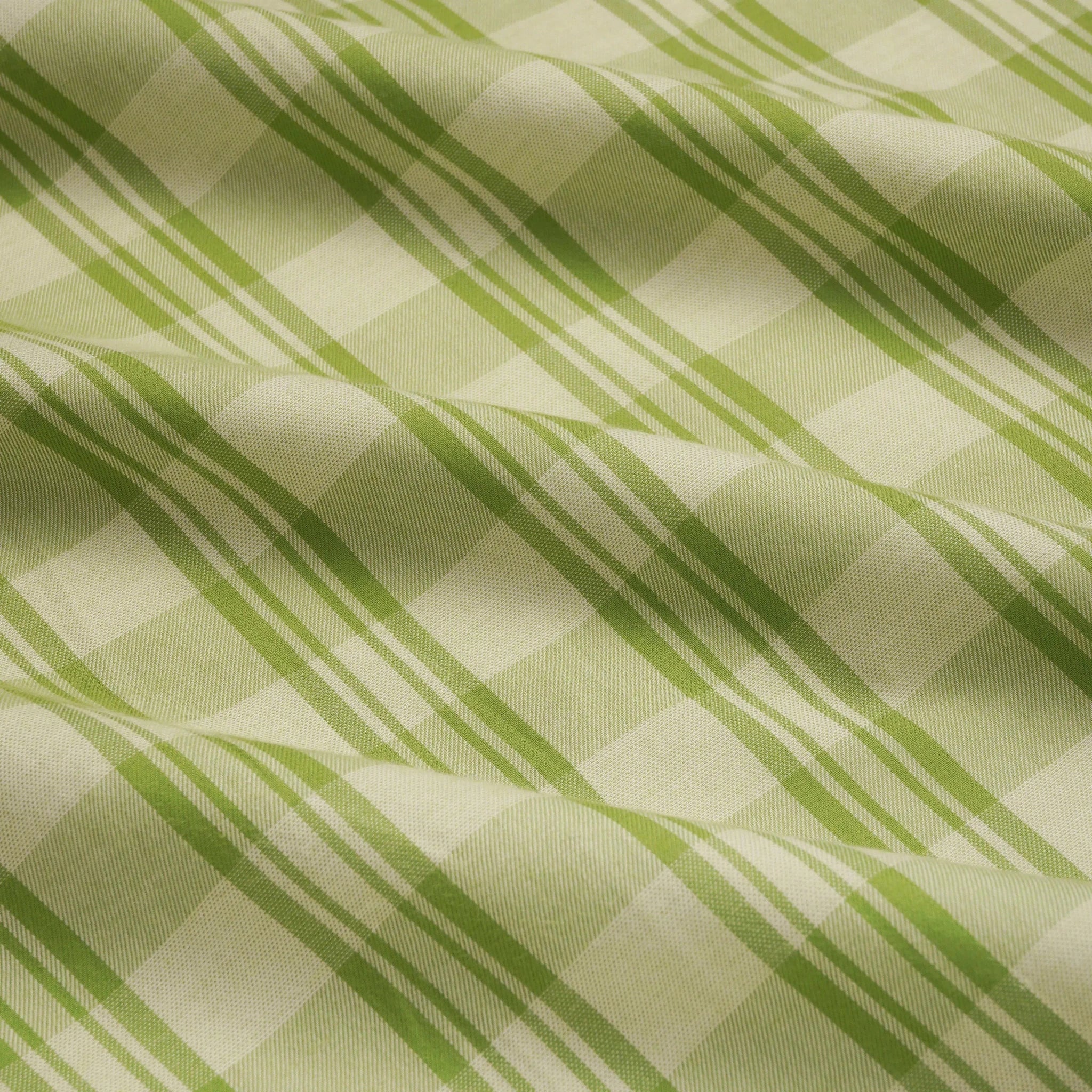 Thomas Pink Classic Fit Smart Casual Brushed Check Shirt Green | Studio DOS