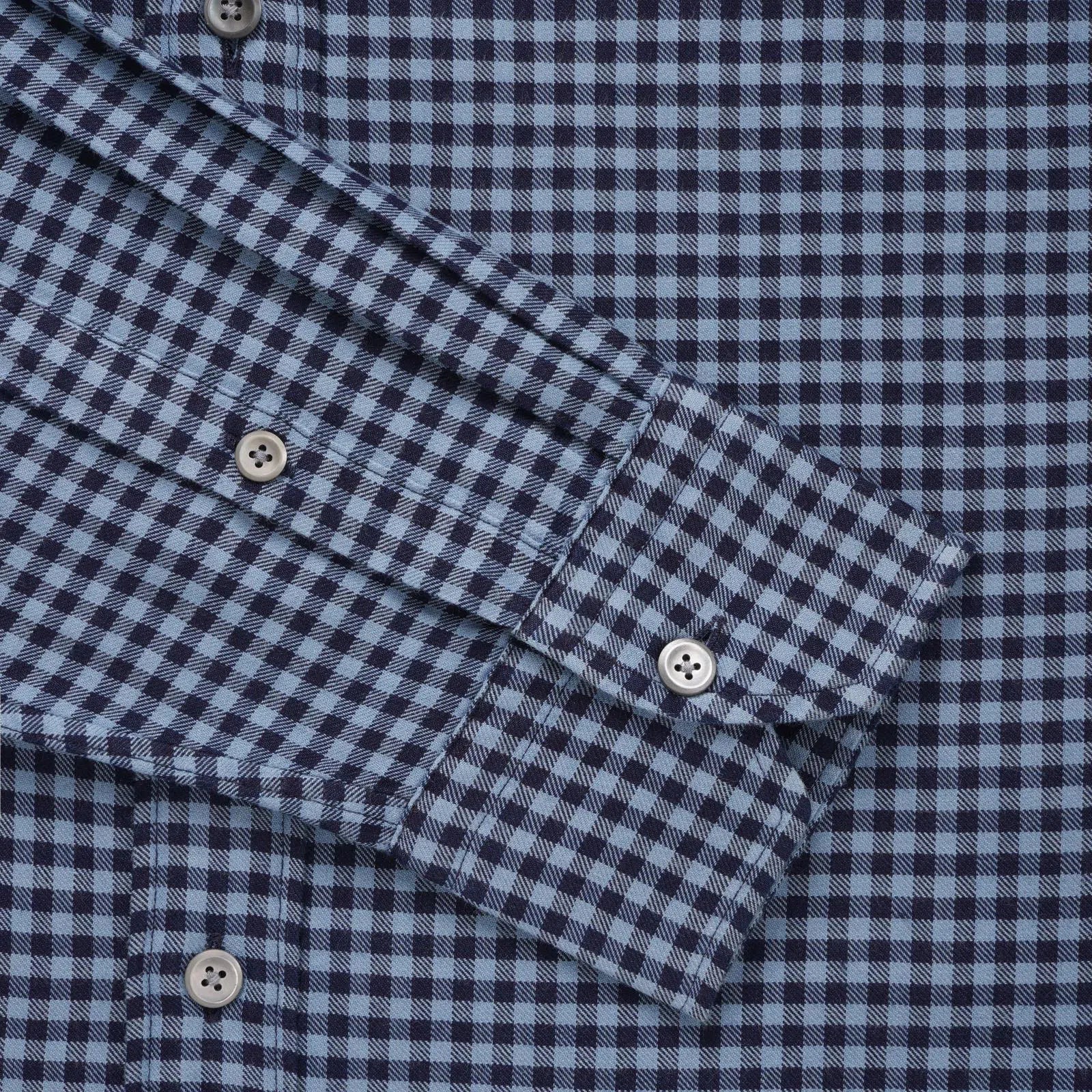 Thomas Pink Tailored Fit Smart Casual Brushed Check Shirt Blue | Studio DOS
