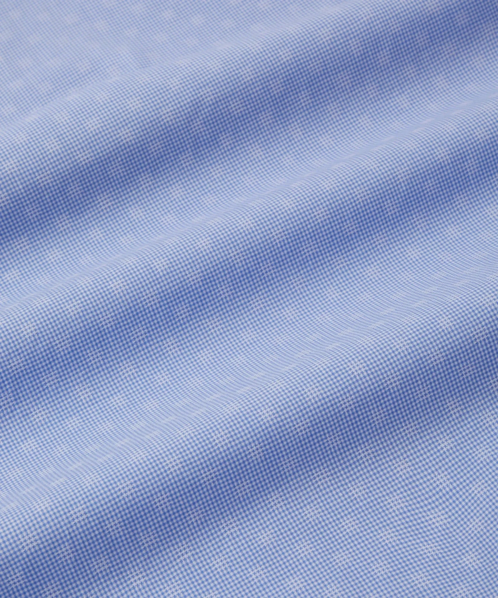 Thomas Pink Tailored Fit Smart Casual Micro Gingham Shirt Blue | Studio DOS