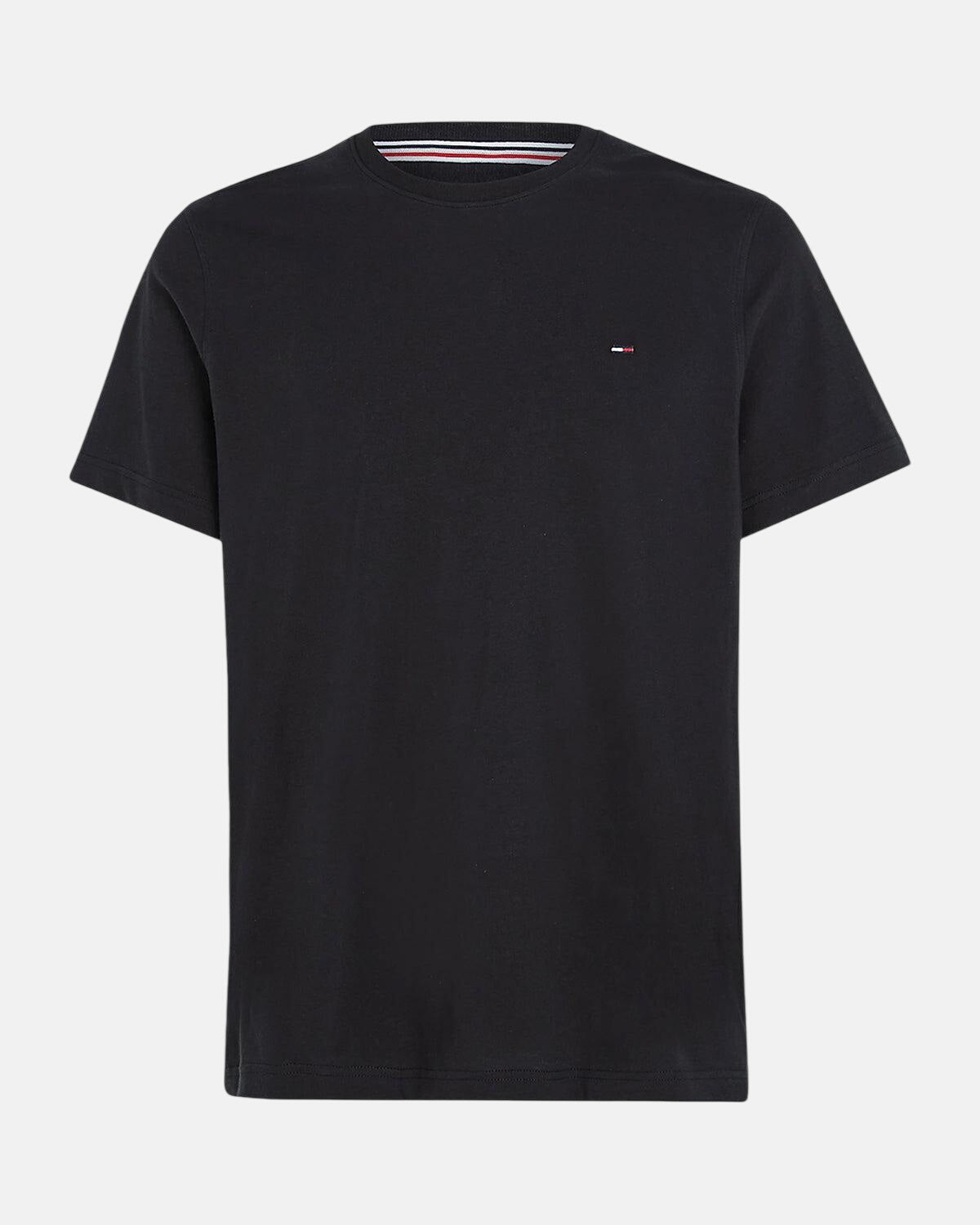 TOMMY HILFIGER TJ SLIM FIT FLAG T - SHIRT BLACK | Studio DOS