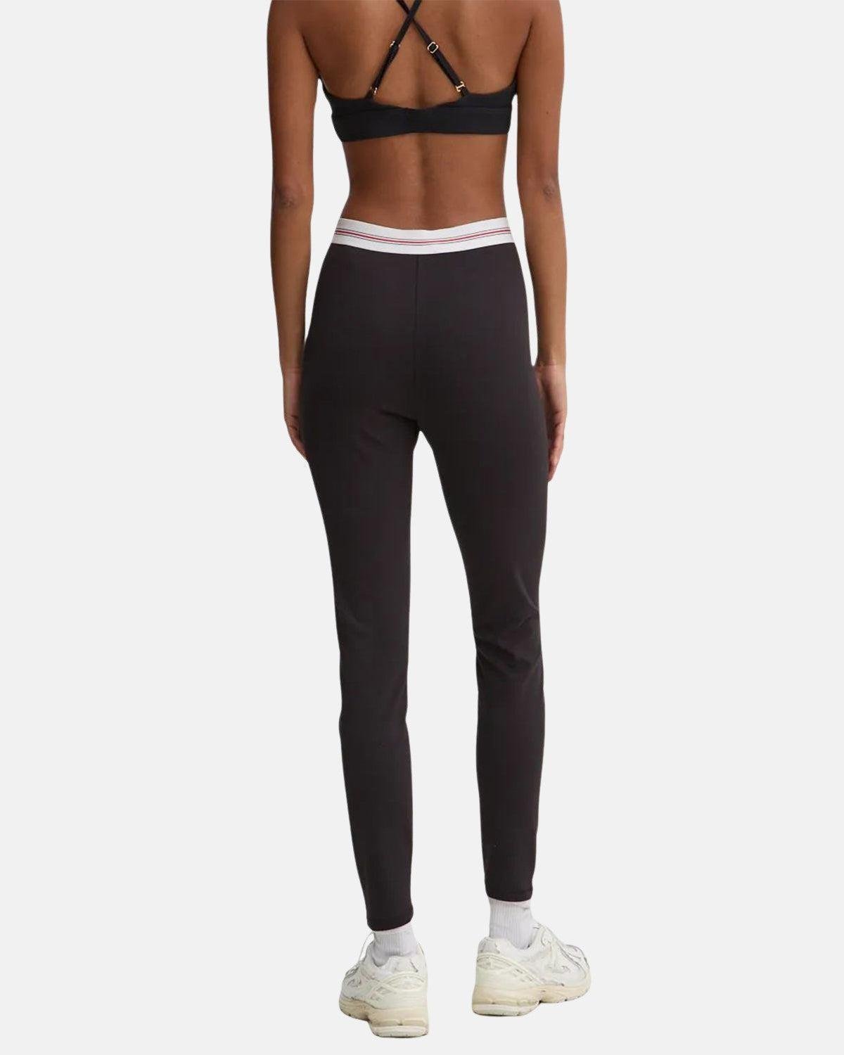TOMMY HILFIGER WOMENS TJW SIGNATURE TAPPING LEGGINGS BLACK | Studio DOS