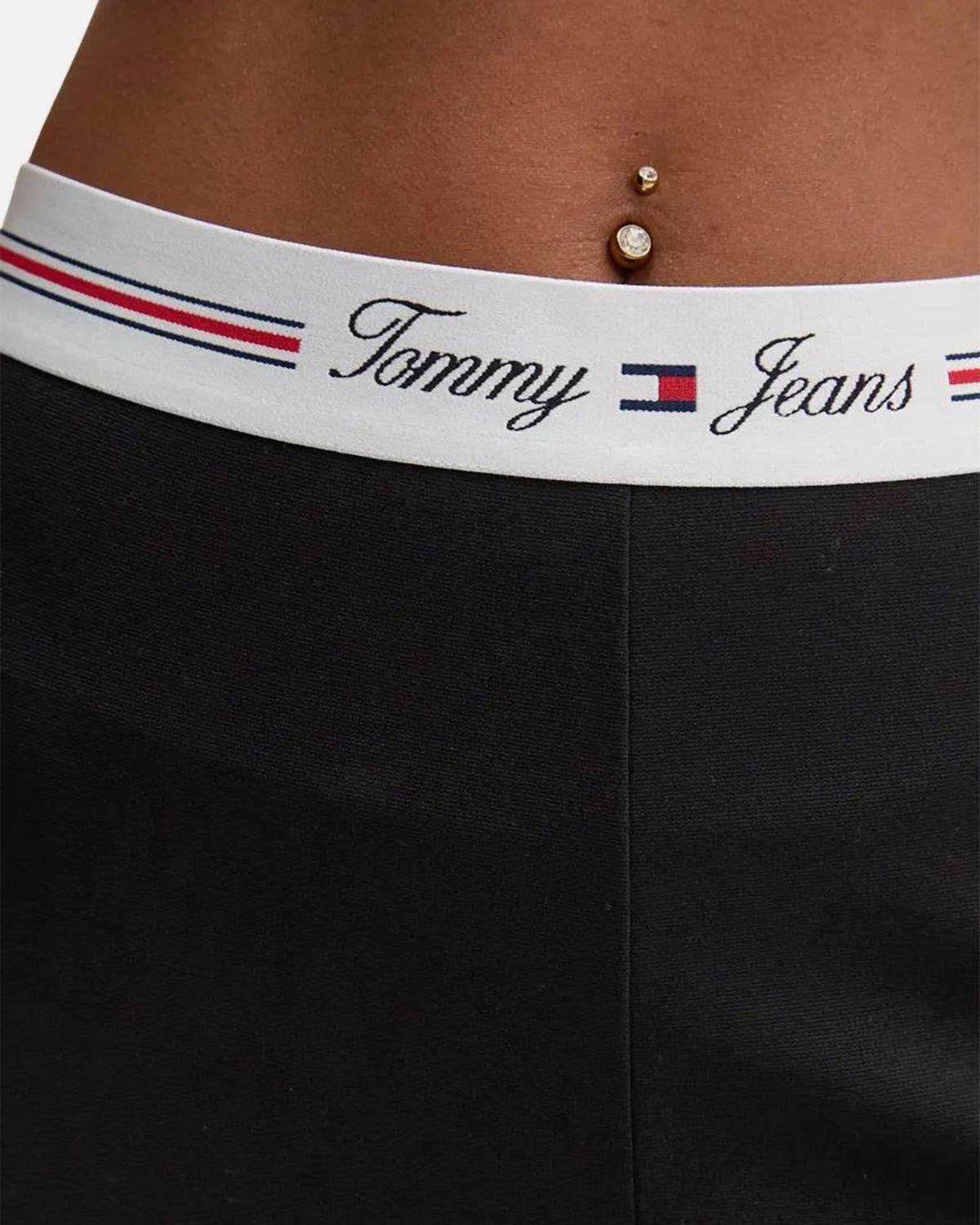 TOMMY HILFIGER WOMENS TJW SIGNATURE TAPPING LEGGINGS BLACK | Studio DOS